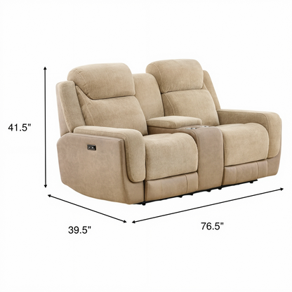 Xander Power Console Loveseat