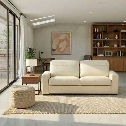 Forbes Leather Queen Sleeper Sofa - alternate view