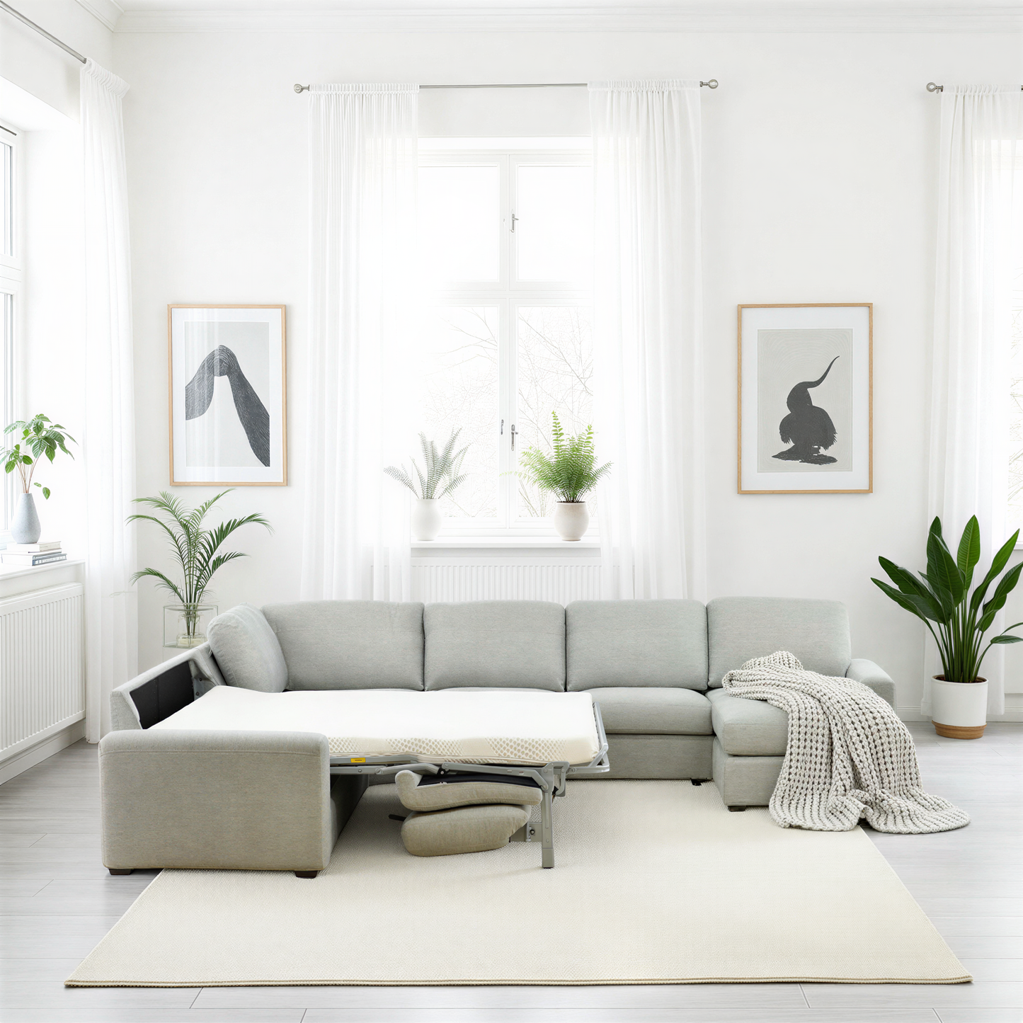 Forbes 5-Piece Sleeper Sectional