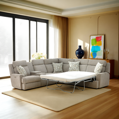 Regie 3-Piece Power Reclining Sleeper Sectional