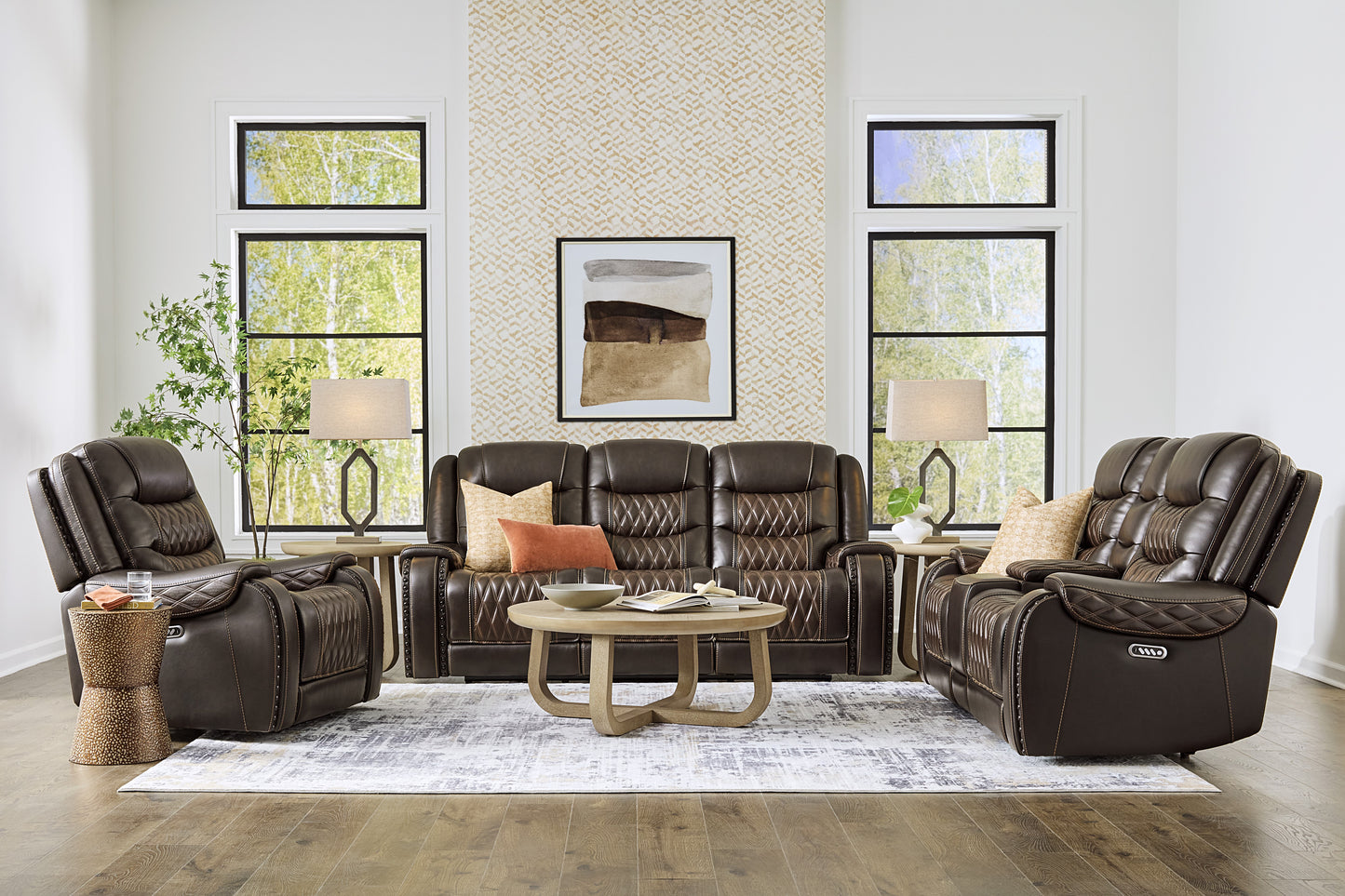 Marquee Leather Power Reclining Sofa