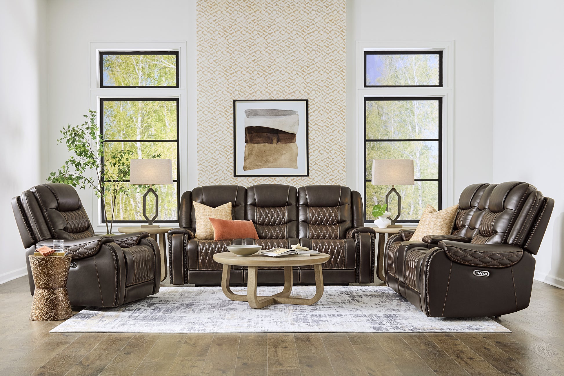 Marquee Leather Power Reclining Sofa