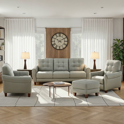 Fitzgerald Leather Ottoman