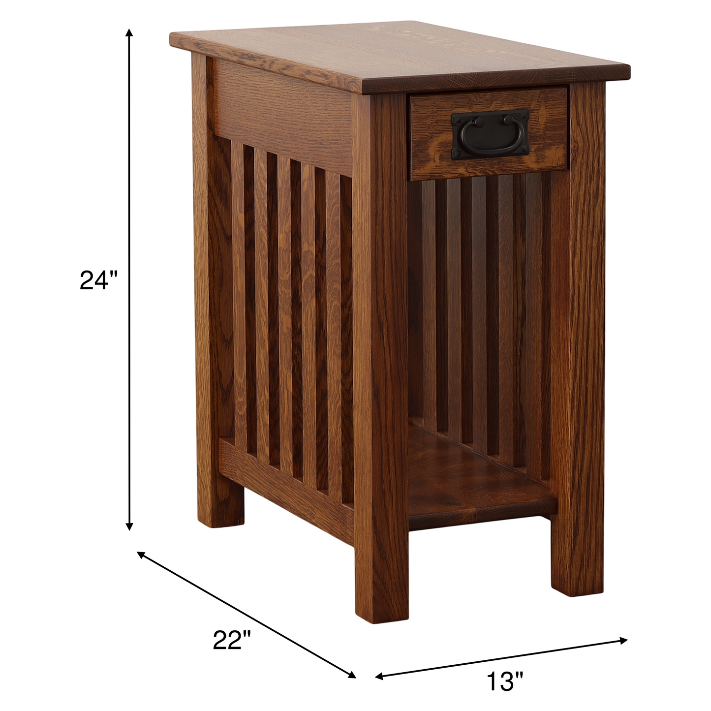 Oxford Mission Chairside End Table