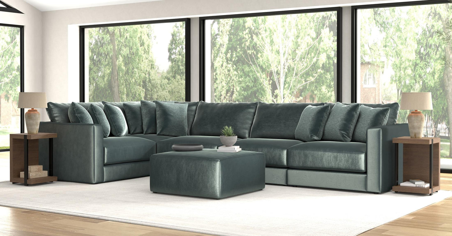 Evianna 5-Piece Pine Sectional