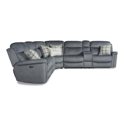 Deacon 3-Piece Power Reclining Sectional with Console