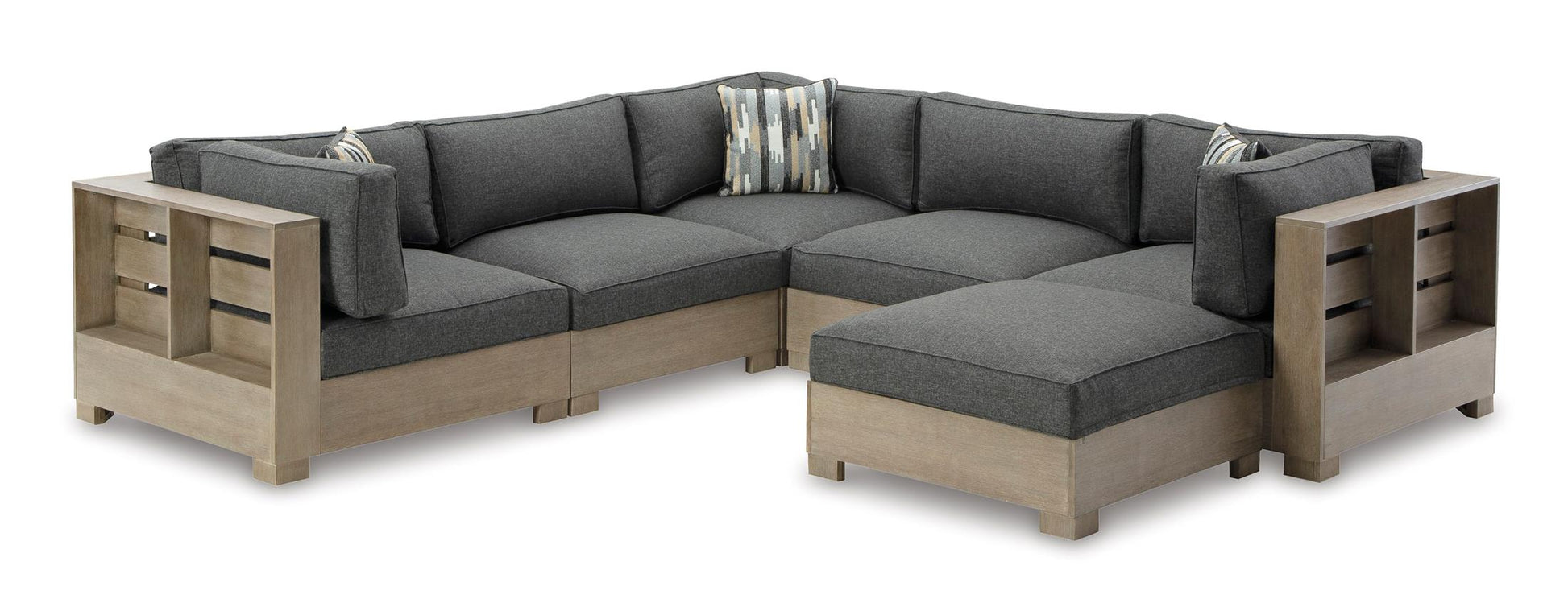 Citrine Park 5-piece  Sectional and Ottoman