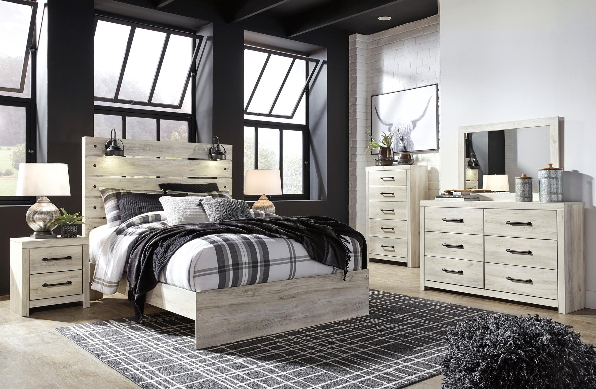 Cambeck 5-Piece Panel Bedroom Set