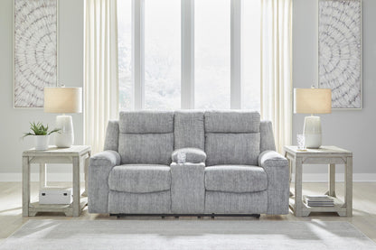 Buntington Reclining Console Loveseat