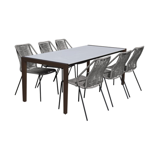 Fineline and Doris Indoor Outdoor 5 Piece Dining Set