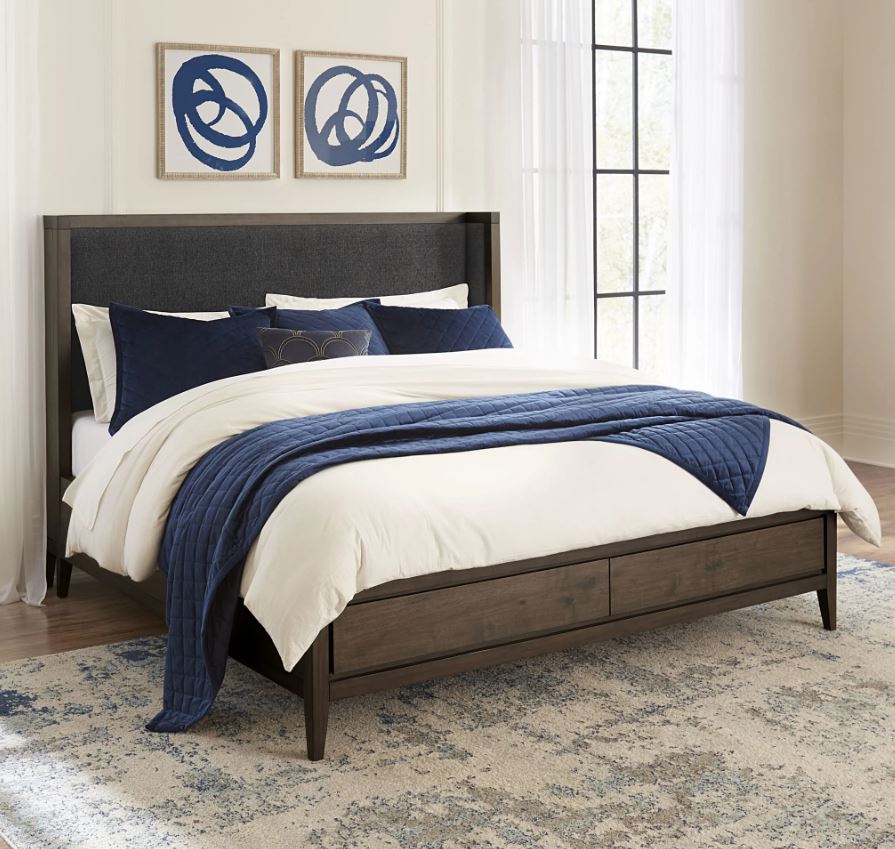 Jasper King Upholstered Storage Bed