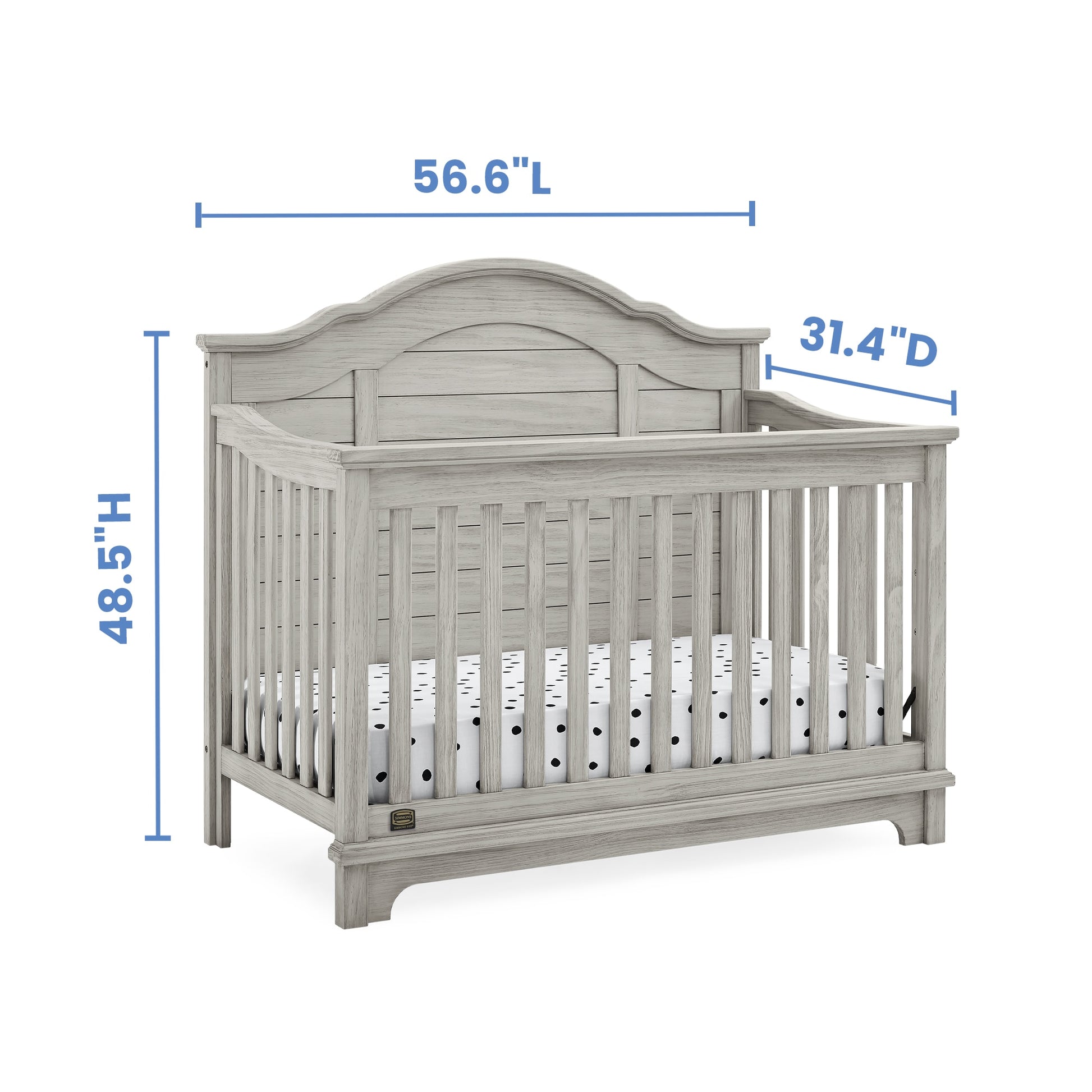 Asher 6-in-1 Convertible Crib