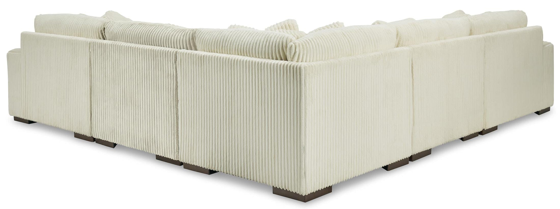 Lindyn 5-Piece Ivory Sectional with Chaise