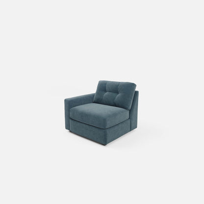 Modular One Left Arm Facing Chair - Teal