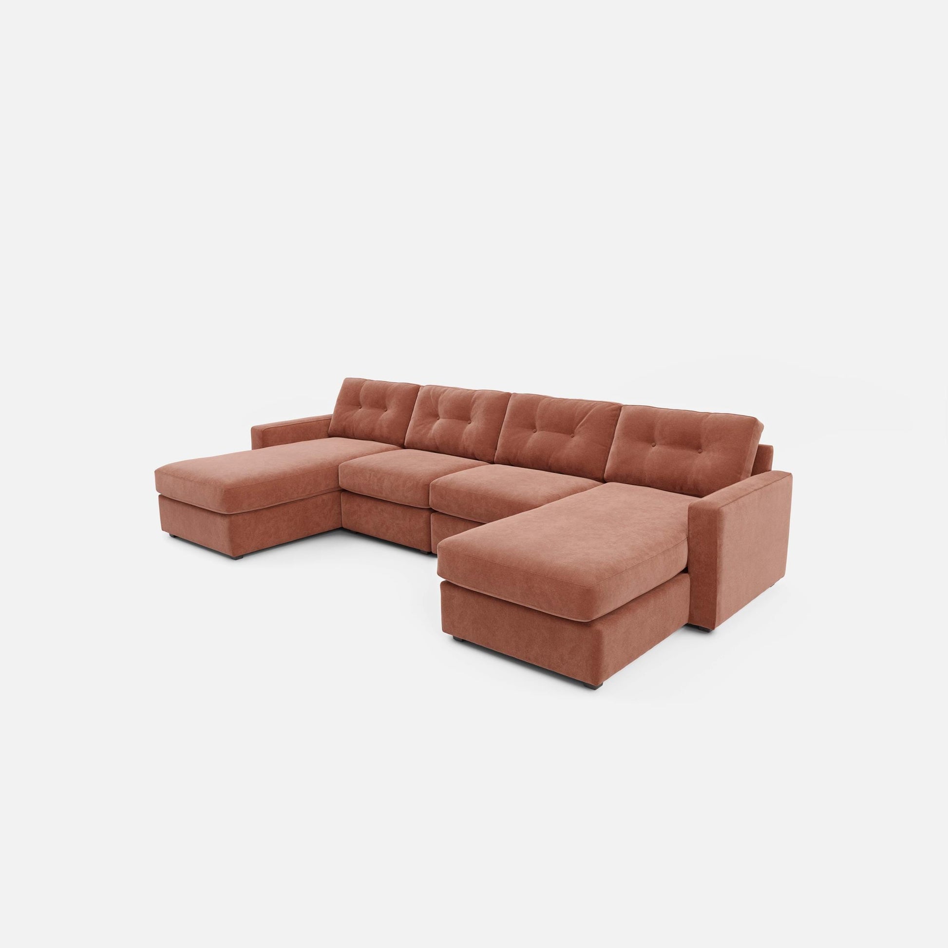 Modular One 4-Piece Sectional with Dual Chaise