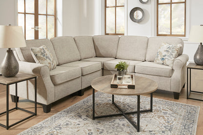 Alessio 4-Piece Ready-To-Assemble Sectional