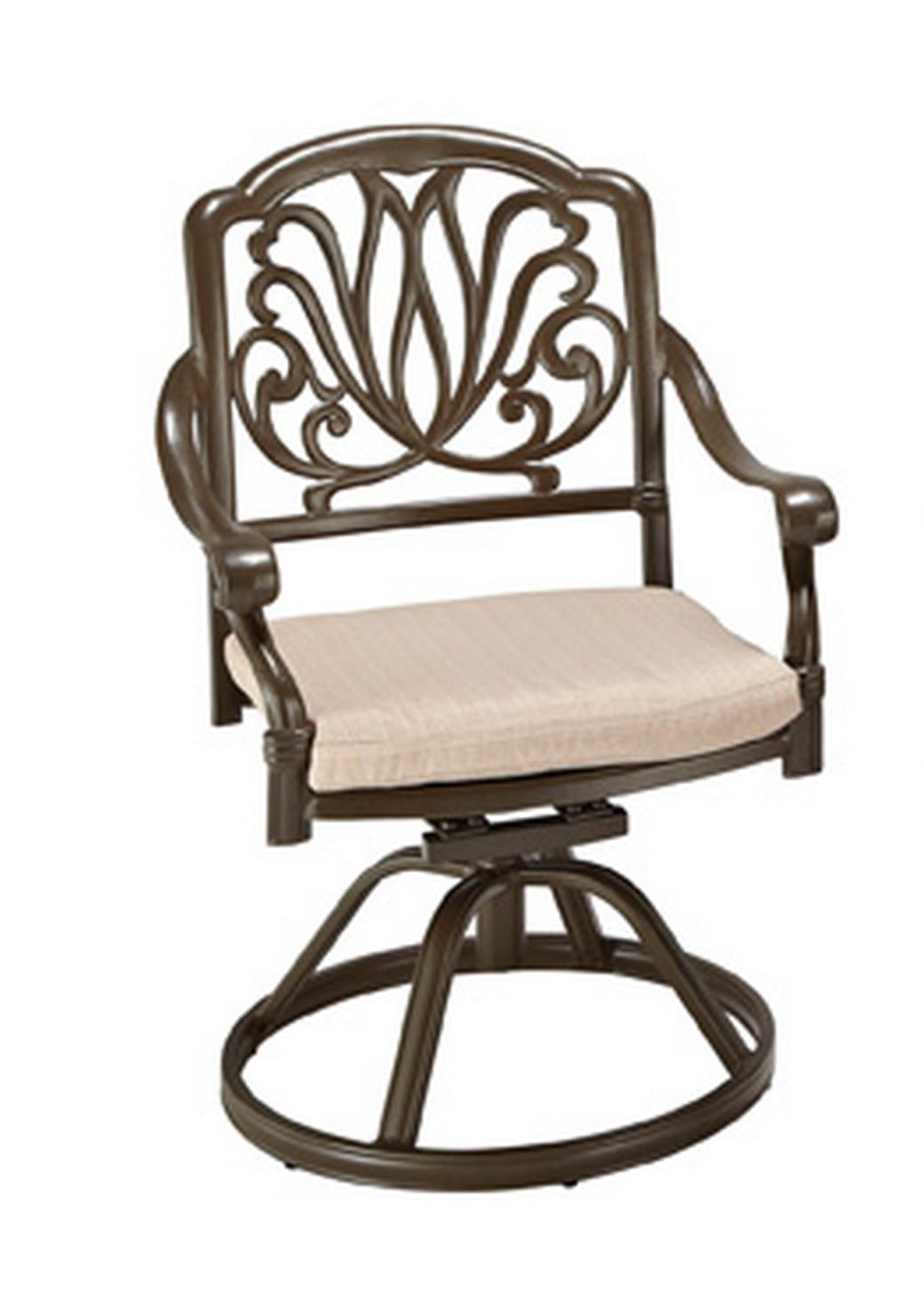 Capri Outdoor Swivel Rocking Chair Beige
