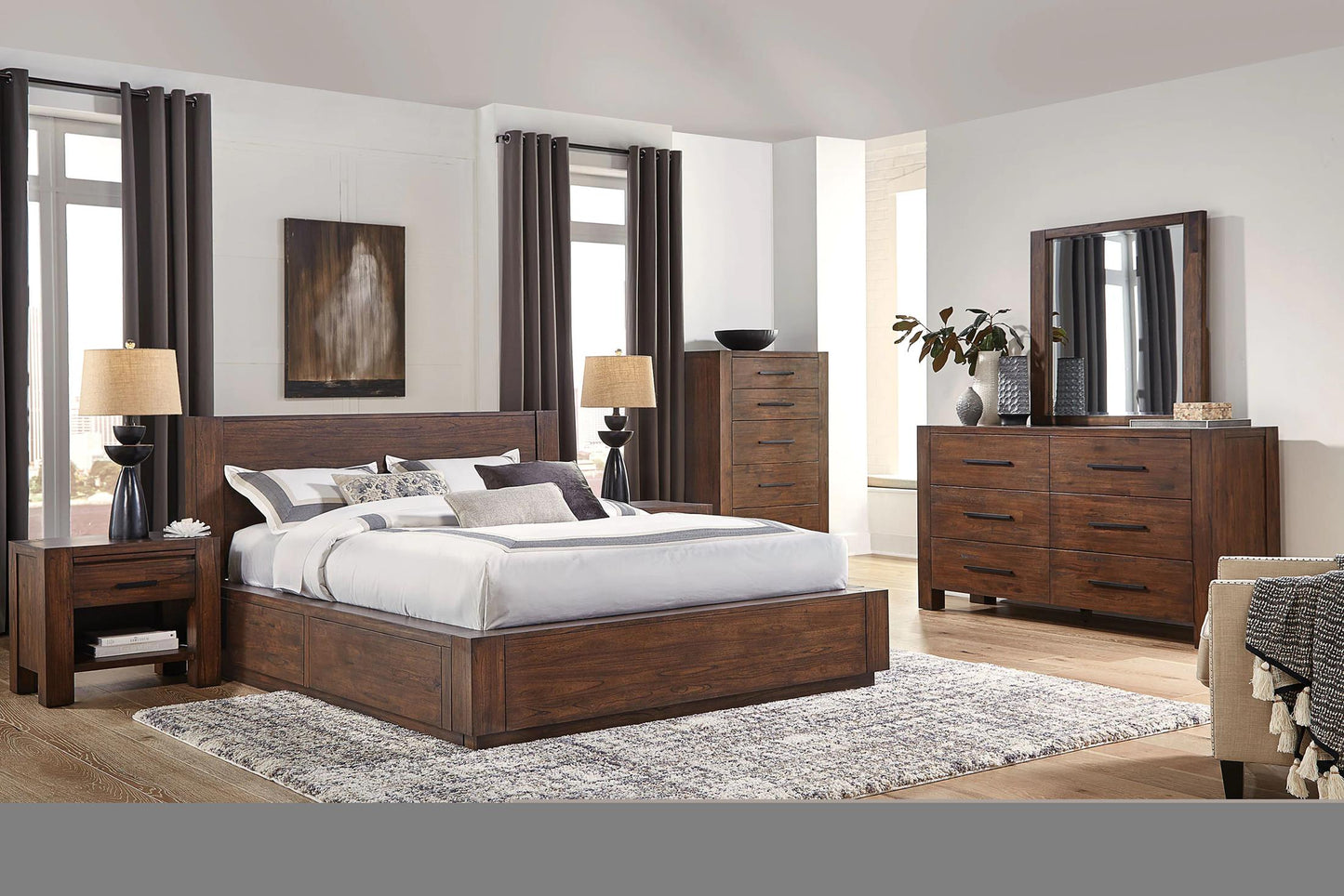 Cassie 5-Piece Queen Storage Bedroom Set