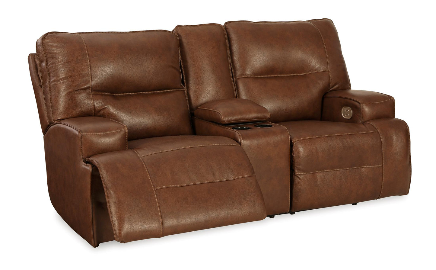 Francesca Power Reclining Loveseat with Console