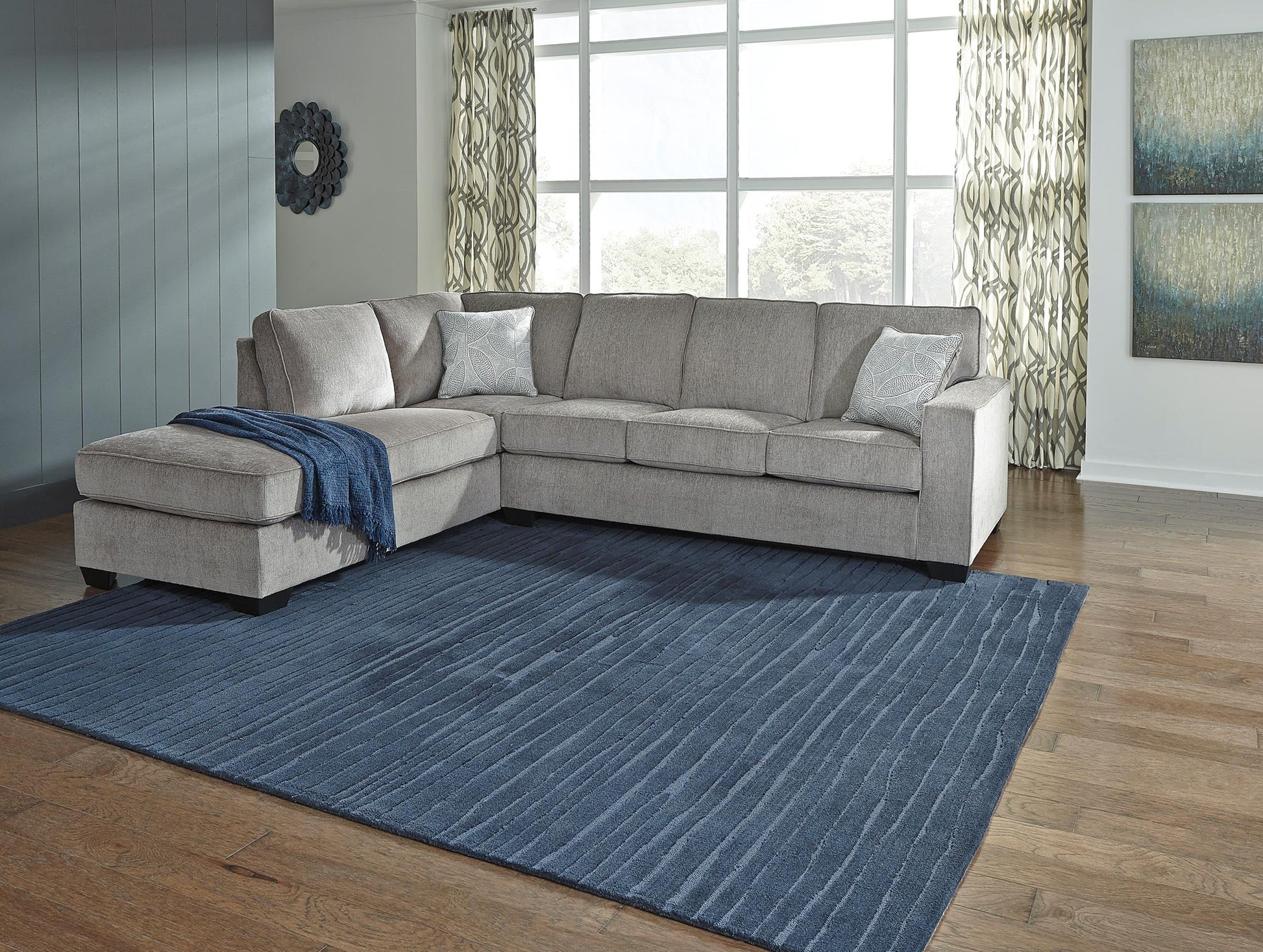 Altari 2-Piece Alloy Sectional with Chaise