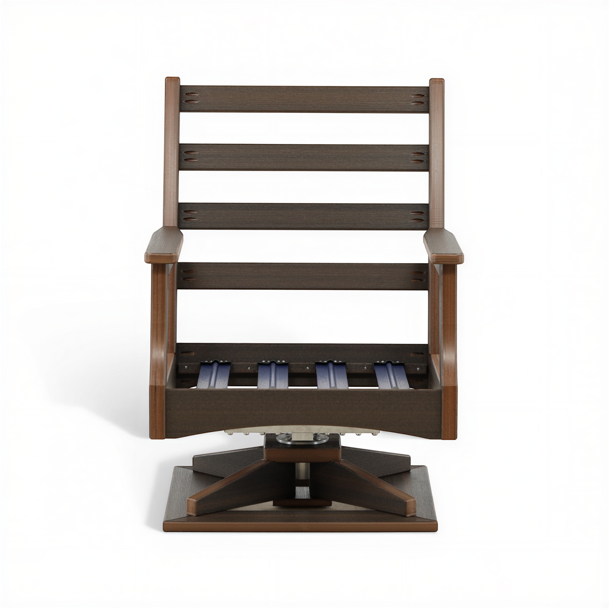 Lakeside Outdoor High Back Swivel Rocker