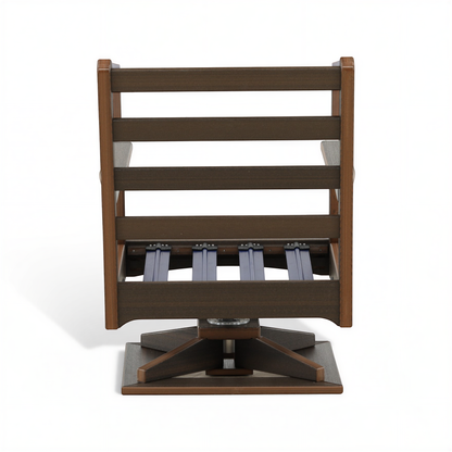 Lakeside Outdoor High Back Swivel Rocker