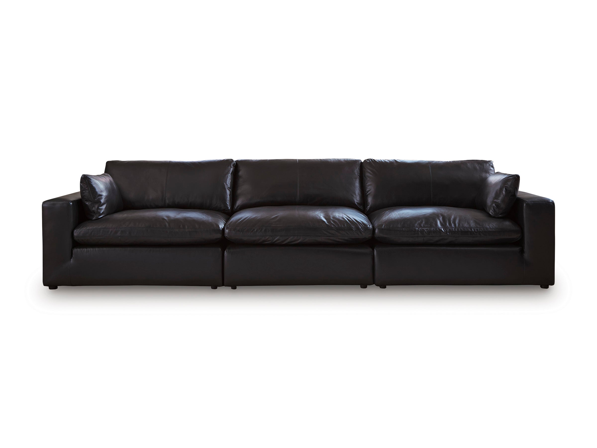 Ashley Emilia 3-Piece Leather Modular Sofa – Levin Furniture