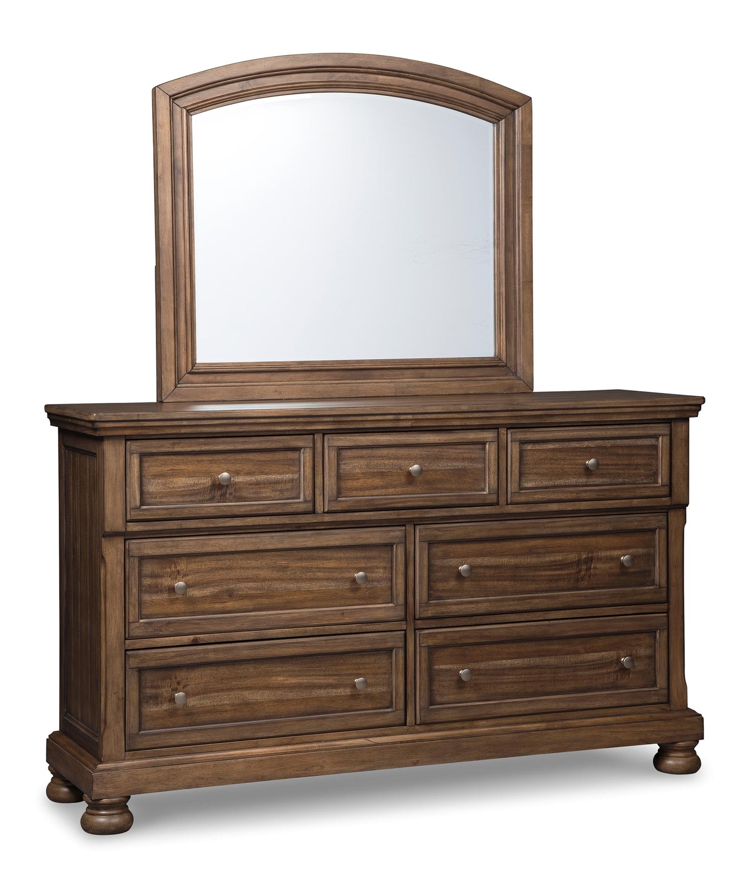 Flynnter 7 Drawer Dresser and Mirror