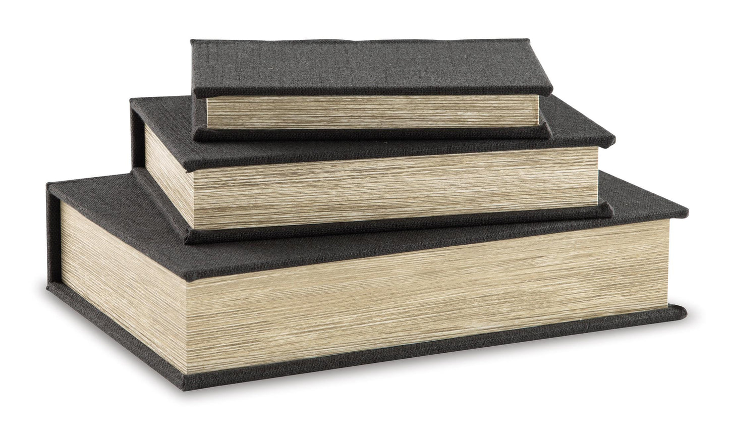 Jolina Box (Set of 3) Black