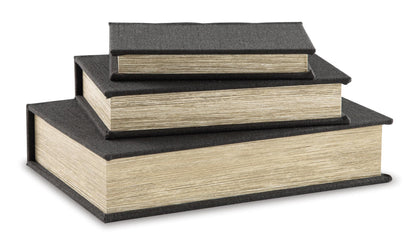 Jolina Box (Set of 3) Black