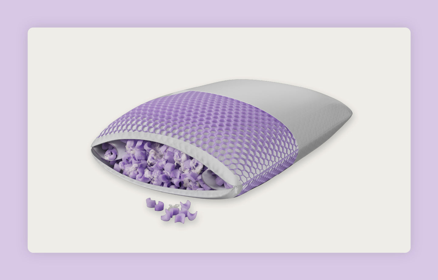 Purple Freeform Pillow