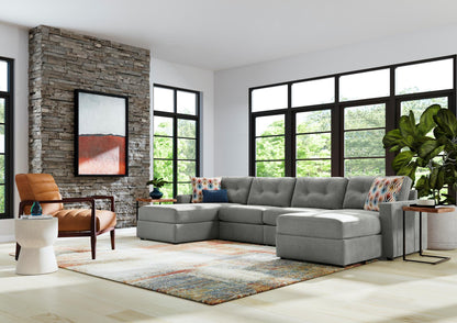 Modular One 4-Piece Sectional with Dual Chaise