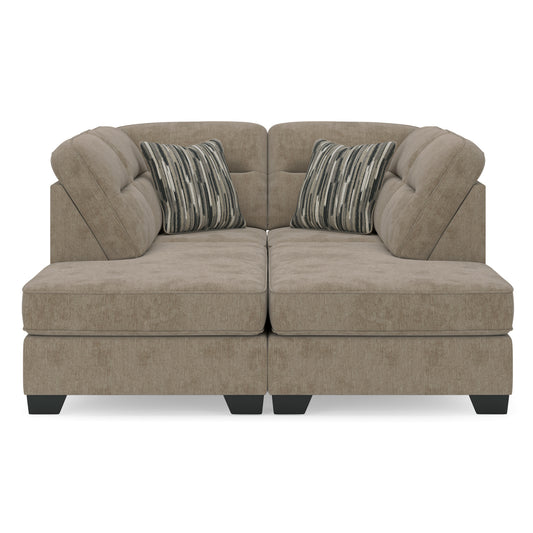 Ashley Olten 2-Piece Super Chaise Mocha