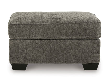 Olten oversized accent ottoman Graphite