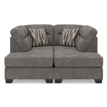Ashley Olten 2-Piece Super Chaise Graphite