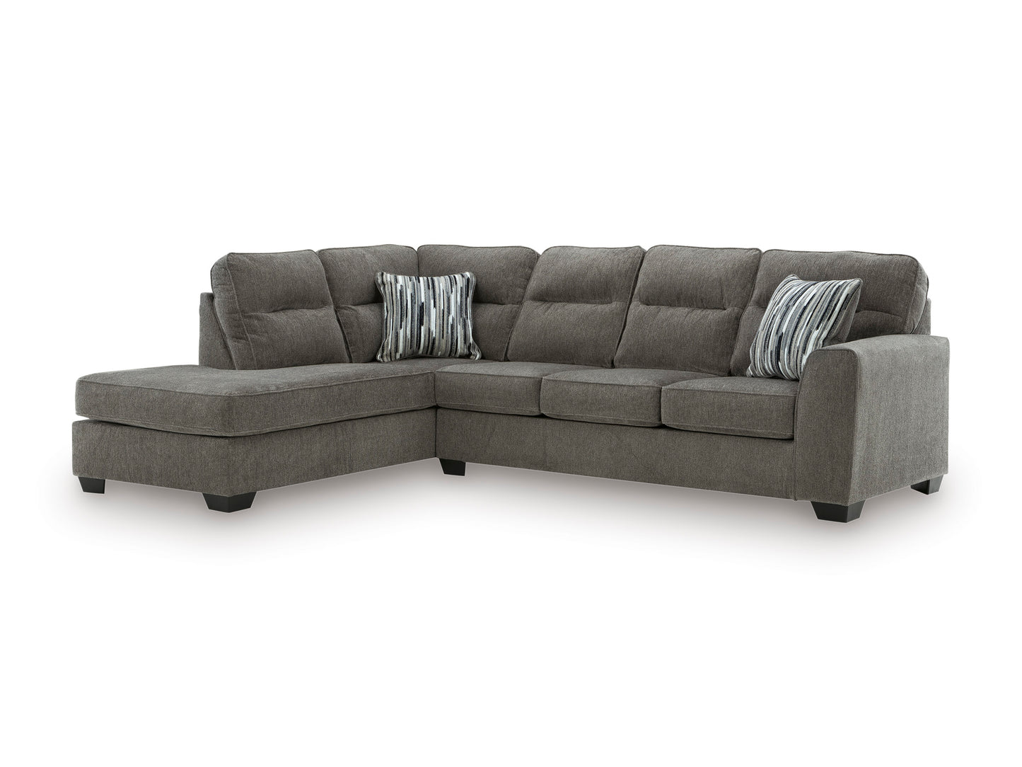 Ashley Olten 2-Piece Sectional with Chaise Left-Facing Graphite