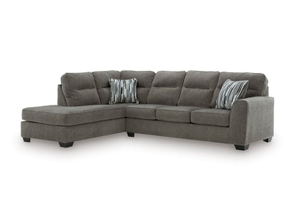 Ashley Olten 2-Piece Sectional with Chaise Left-Facing Graphite