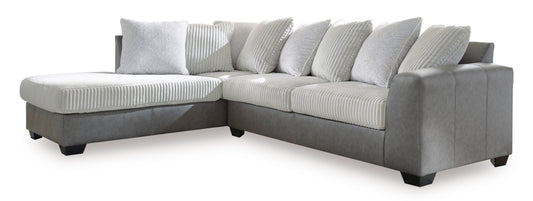 Clairette Court 2-Piece Sectional with Chaise Left-Facing
