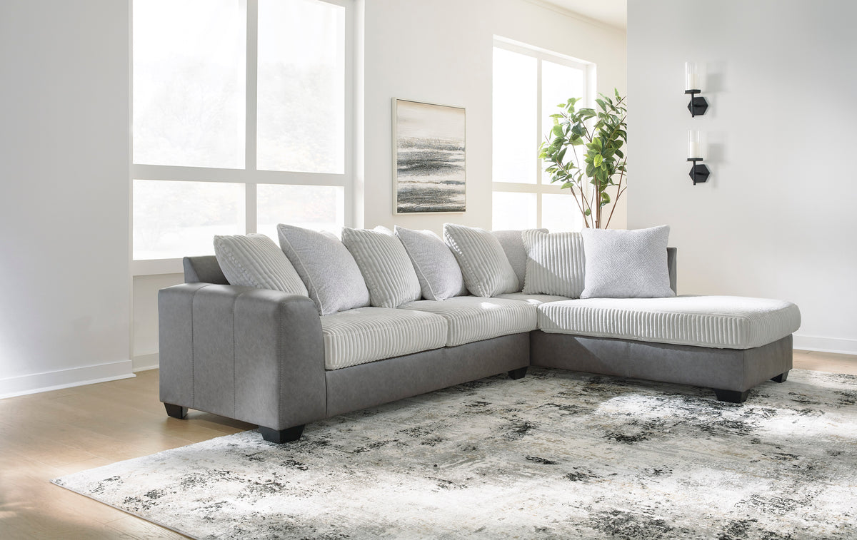 Clairette Court 2-Piece Sectional with Chaise – Levin Furniture
