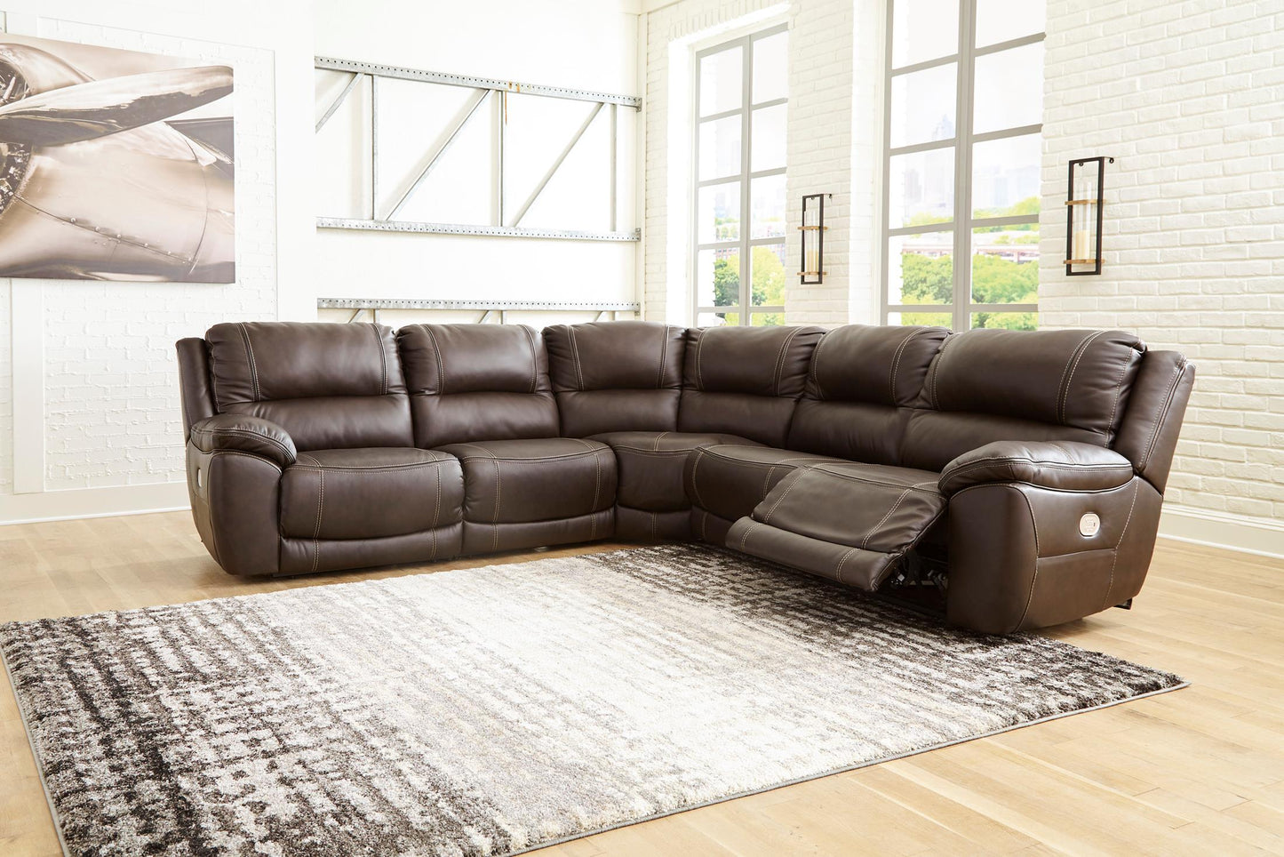 Dunleith 5-Piece Power Reclining Modular Sectional