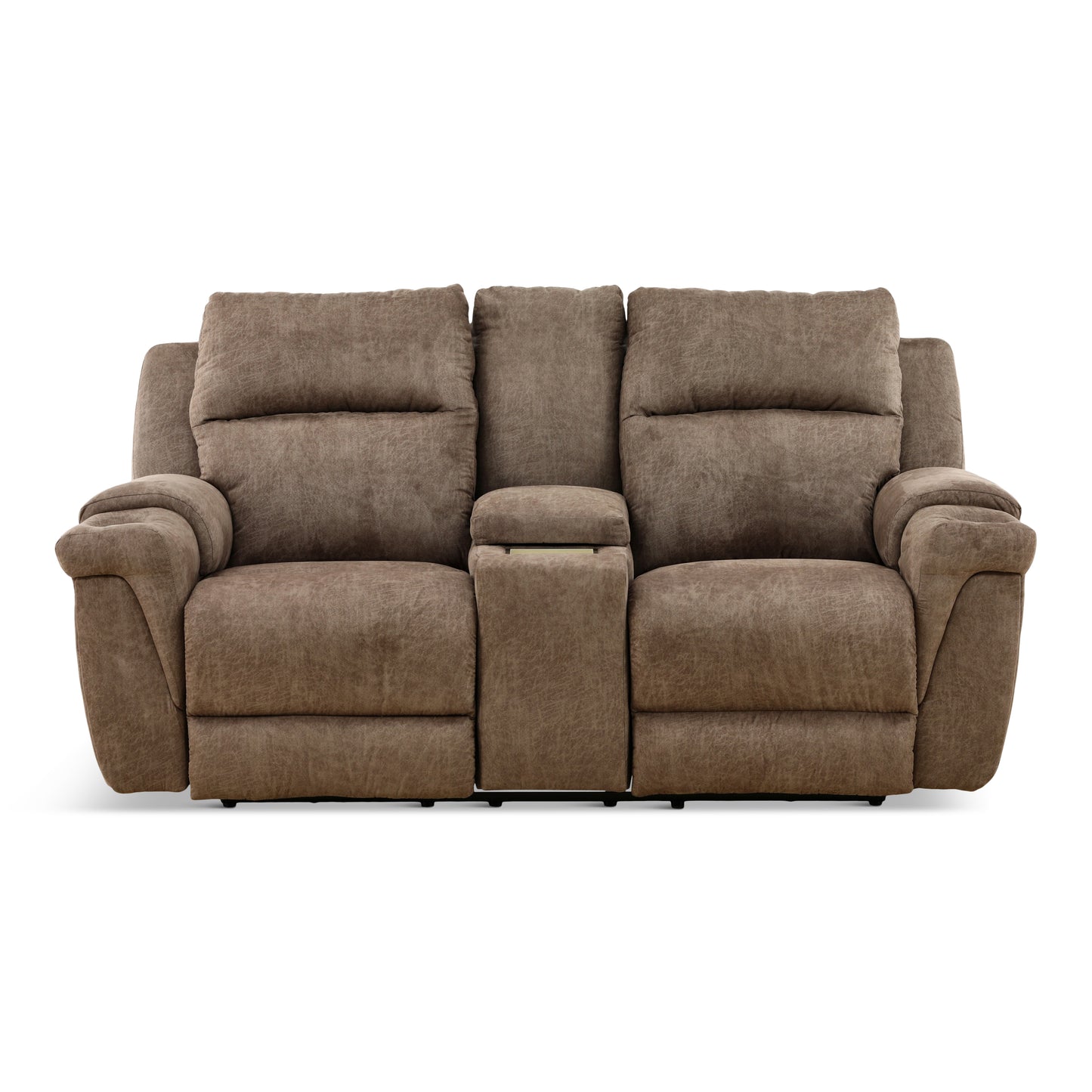 Lancaster Power Reclining Console Loveseat