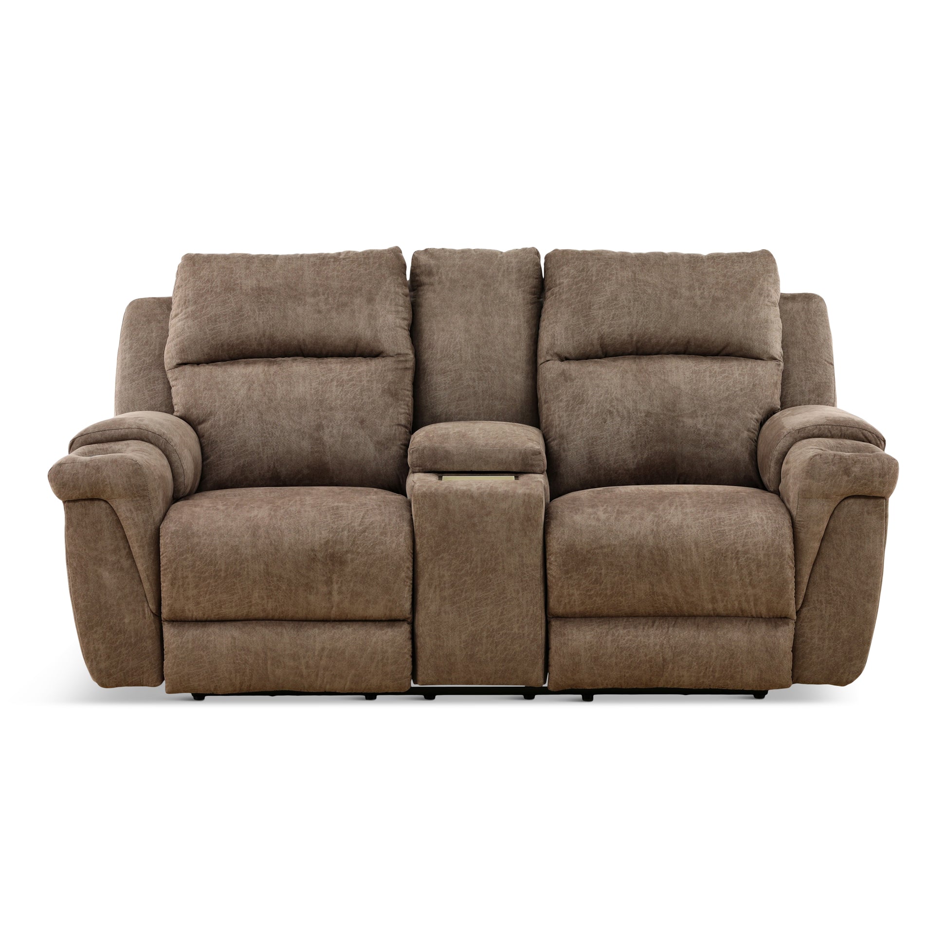 Lancaster Power Reclining Console Loveseat