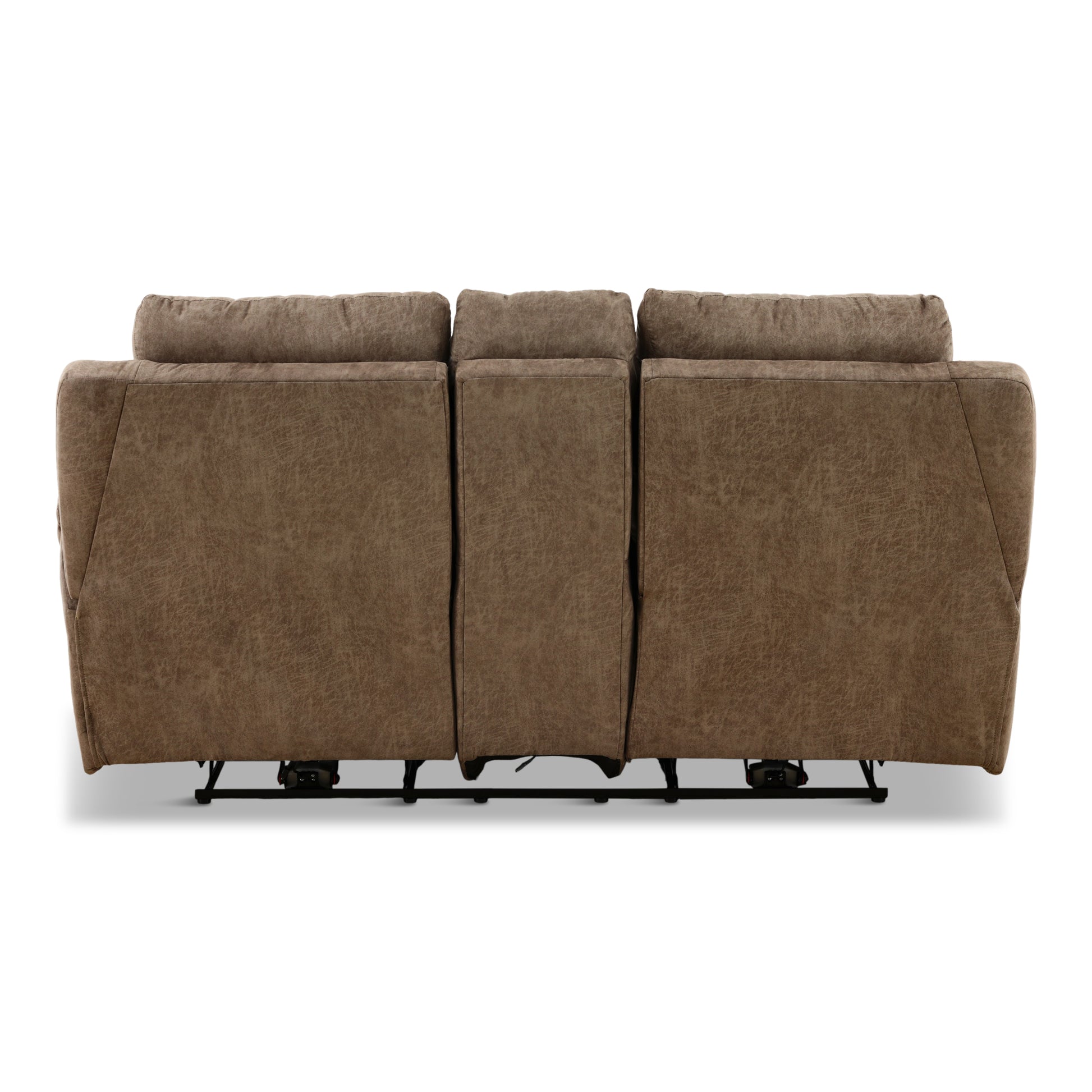 Lancaster Power Reclining Console Loveseat