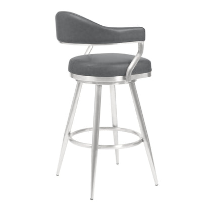 Justin 26" Counter Height Swivel Bar Stool