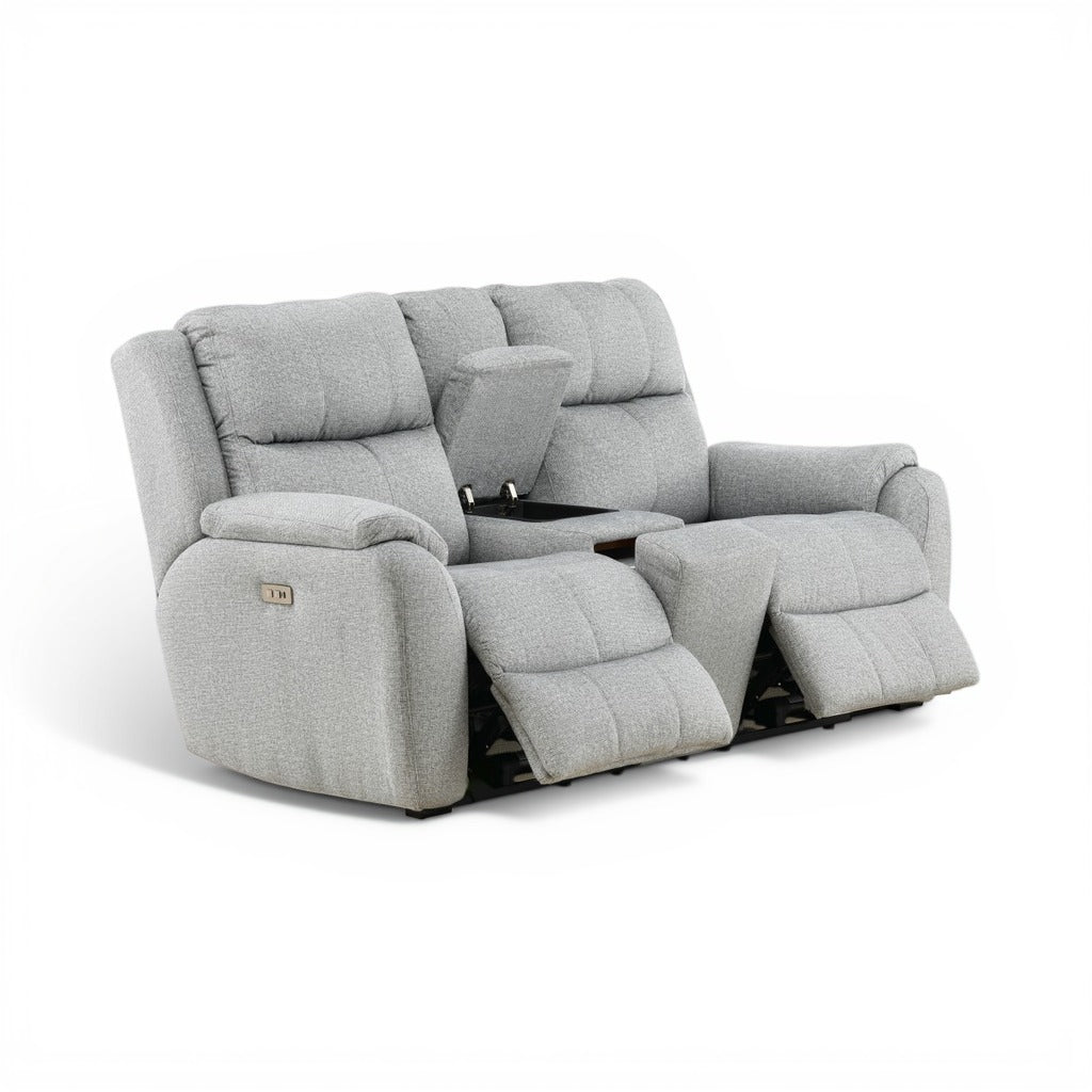 Waylon Power Reclining Console Loveseat