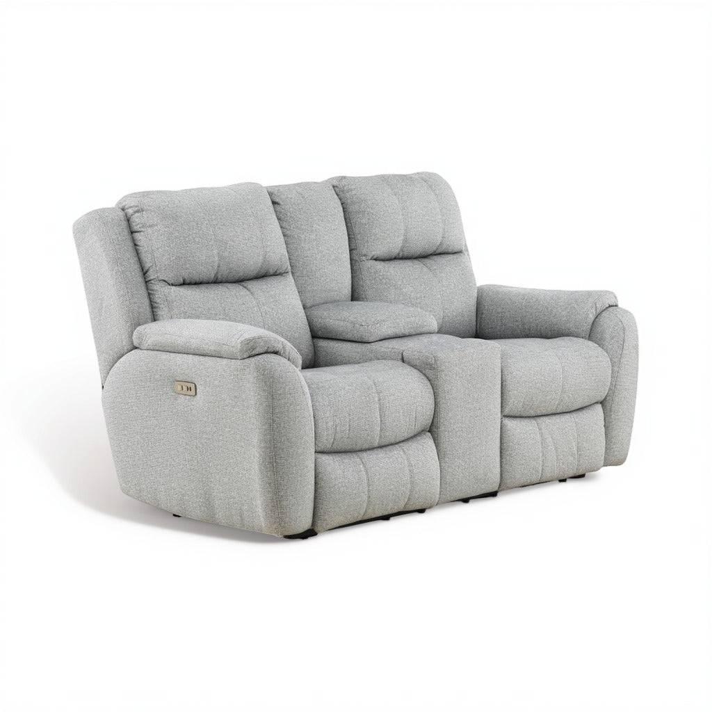Waylon Power Reclining Console Loveseat