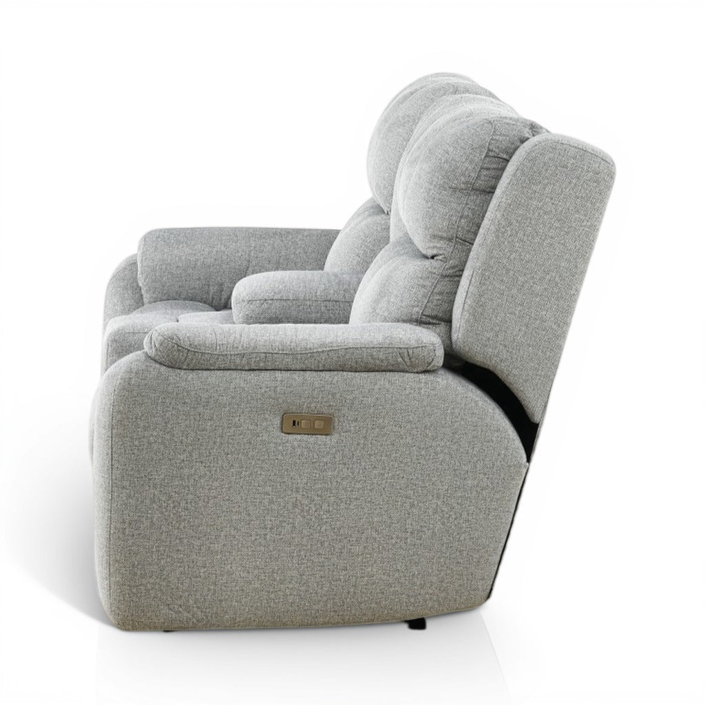 Waylon Power Reclining Console Loveseat