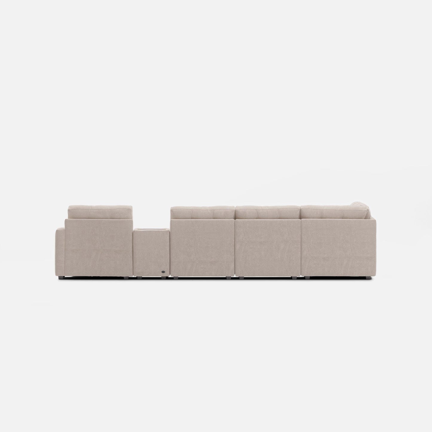 Modular One Right Facing 8-Piece Sectional - Stone