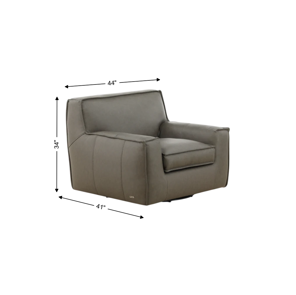 Cohen Leather Swivel Chair