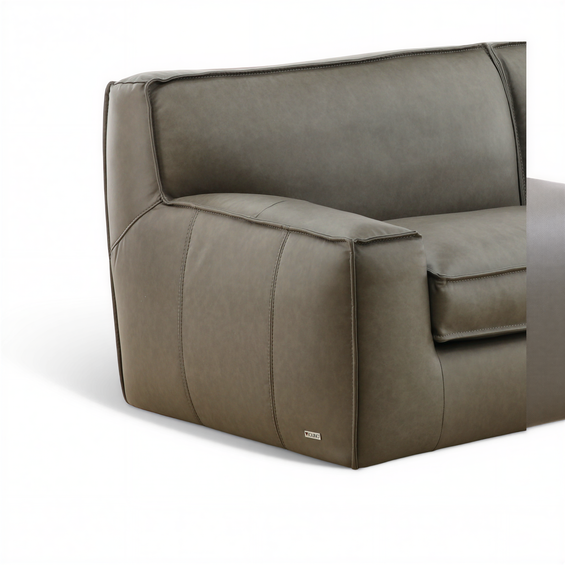 Cohen Leather 2-Seat Sofa